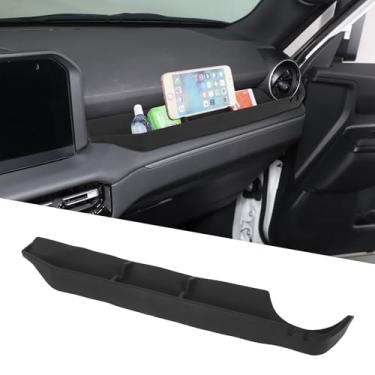 Imagem de Caixa de armazenamento de passageiros compatível com Toyota Land Cruiser 250 Prado J250 LC250 2024 2025 console co-piloto organizador de bandeja de armazenamento de silicone, acessórios de