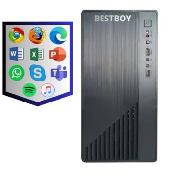 Imagem de BESTBOY Computador Office com Intel Core i5 2ª Geração, 16GB RAM, SSD 512GB, Monitor 19 Polegadas, Kit Teclado e Mouse, Preto