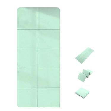 Imagem de Tapete de ioga TPE dobrável de 6/8 mm de espessura - Tapete de exercício portátil antiderrapante para academia em casa, escritório, descanso infantil e uso no dormitório