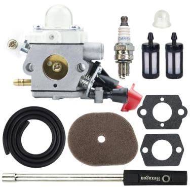 Imagem de FS56RC Carburador para Stihl FS 56 RC FS70R FS56 KM56RC FS70 FS70RC FS56C FC70 HT56C KM56 FC56 FS50 HL56K HT56 FS56R FS70C KN56 KM56C Cortador de escova aparador Substituir 41444 120 0608 C1M-S267A