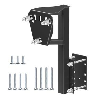 Imagem de YWBL-WH Montagem de Pneu Sobressalente, Suporte de Travamento Com Design de 3 Porcas, Estrutura de Ferro Reforçada para Trailer Utilitário, Suporta 180 Libras, Cabe Em Rodas de 4 5 6