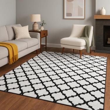 Imagem de Tapete Jacquard Dallas – Sofisticação e Conforto para Sala, Quarto e Escritório – Antiderrapante e Design Geométrico(Arabesco Cru,2.50x2.00)