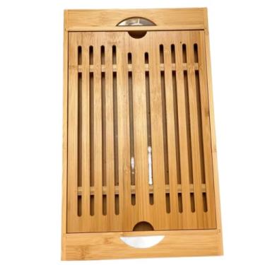 Imagem de Coletor De Migalhas De PãO Em Bambu: Para PãO, Bolos, TáBuas De Cortar Frios E Suportes Para Panelas Quentes(MIGALHEIRA BAMBU)