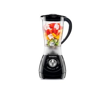 Imagem de Liquidificador Power 2 Black Mondial Preto e Prata 550W L-28