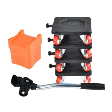 Imagem de Generic Elevador de móveis portátil com 4 deslizadores ajustáveis ​​para movimentação de móveis pesados, ideal para armários e máquinas de lavar.