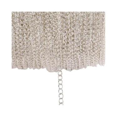 Imagem de Corrente Fina De Metal De 2 Metros 2.5 3.5 4.5mm Extensão DIY Para Col