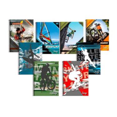 Imagem de Caderno Universitário Escolar Jump 20 Matérias 400 Folhas - Foroni