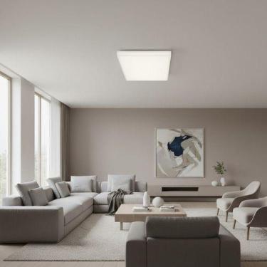 Imagem de Painel Plafon Led Borda Infinita 36w Embutir Sobrepor 22x22, Branco ne