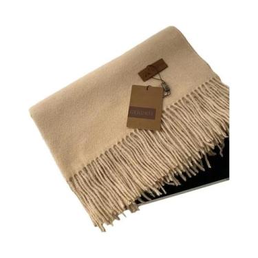 Imagem de Cachecol Feminino Grosso E Quente De Caxemira 2024, Xale Pashmina De C