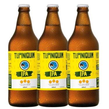 Imagem de Kit 3 Cerveja Tupiniquim IPA Garrafa 600ml 5% Alc