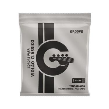 Imagem de Encordoamento para Violão Nylon Gs5 Tensão Alta Prata Groove