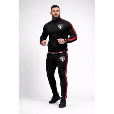 Imagem de Agasalho Conjunto São Paulo Spfc Oficial Masculino Escudo Bordado-Masculino