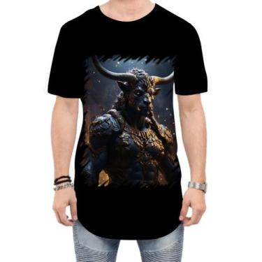 Imagem de Camiseta Longline Minotauro Criatura Fera Mitologia 1 - Kasubeck Store