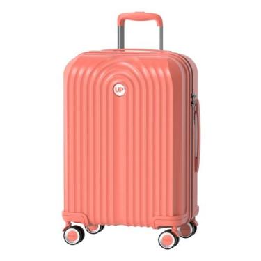 Imagem de Mala de Viagem Grande ABS Bombinhas Rodas Duplas 360 Up4you, Salmão, G