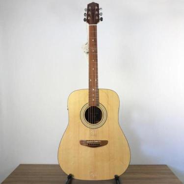 Imagem de Violão Giannini Elétrico Folk Tampo Maciço FK1 Goal EQ NS