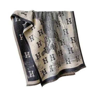 Imagem de Cachecol De Pashmina Luxuoso E Quente Para Mulheres, Marca De Moda Com