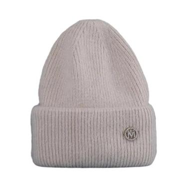 Imagem de Gorro Feminino De Inverno Em Pele De Coelho Genuína, Quente E Moderno,