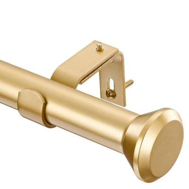 Imagem de Varetas de cortina SIMEWIN Heavy Duty 182 a 366 cm douradas com diaman