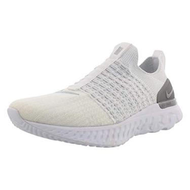 Imagem de Nike React Phantom Run Fk 2 Womens Shoes Size 9.5, Color: True White/Metallic Silver