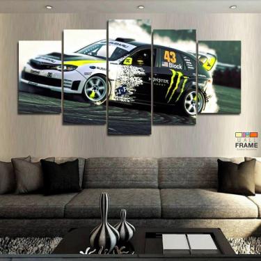 Imagem de Quadros Decorativos Carros Monster 63x130mt em Tecido