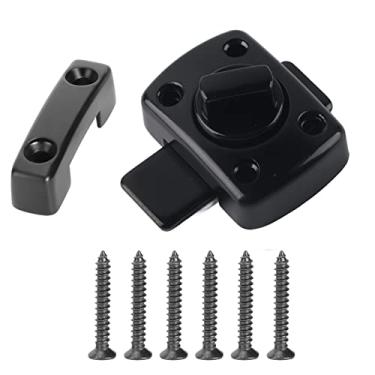 Imagem de proteção de segurança para uso doméstico,Trava de trava, trava de parafuso de liga de zinco antirroubo, trava de trava de parafuso de segurança para porta de janela de casa, armário, móveis, portão de animais de estimação, trava de trinco, uso doméstico