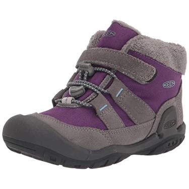 Imagem de KEEN Bota infantil unissex Knotch Chukka cano médio isolada, Aço cinza/carisma, 9 Little Kid