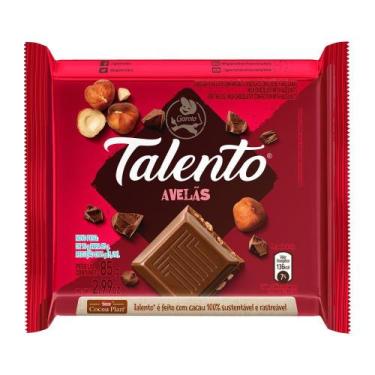 Imagem de Chocolate Garoto Talento Ao Leite Com Avelãs 85G