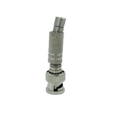 Imagem de Foxlux Conector Bnc Macho Com Mola Pct Com 20 Un, Branco