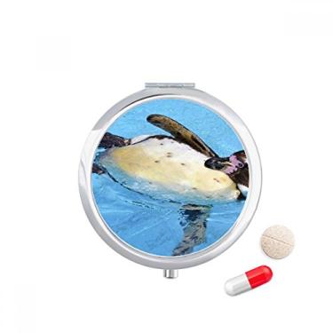 Imagem de Caixa de comprimidos para nadar, pinguim, ciência da natureza, caixa de armazenamento de remédios