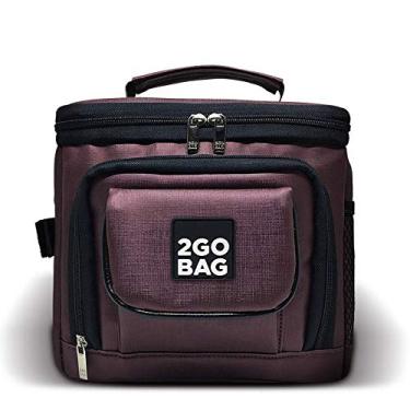Imagem de Bolsa Térmica 2goBag SPORT Mid Conserva alimentos cor Marsala (Marsala)