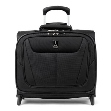 Imagem de Travelpro Mala Maxlite 5-Softside leve com rodinhas, Maxlite 5 – Bolsa tiracolo leve para baixo do assento, Preto, 16-Inch