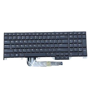 Imagem de YIJIATech ® Novo laptop com teclado integrado e chave de fenda layout dos EUA para Dell Alienware 17 R4, notebook Alienware 17 R5, notebook Dell Alienware 17 EUA preto com luz de fundo 00WN4Y