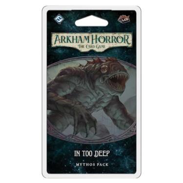 Imagem de Jogo de cartas Arkham Horror The Card Game In Too Deep MYTHOS Pack | Jogo de terror | Jogo de mistério | Jogo de cartas cooperativas para adultos | Idades 14+ | 1-2 jogadores | Tempo médio de reprodução 1-2 horas | Feito por Fantasy Flight Games