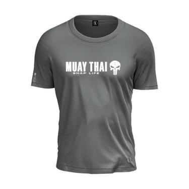 Imagem de Camiseta Muay Thai Skull Caveira Black Shap Life MMA-Unissex