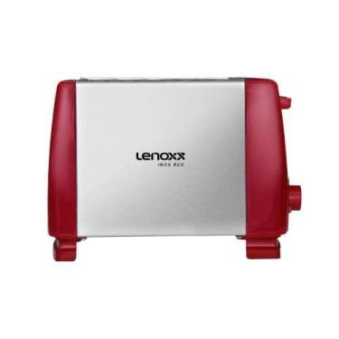 Imagem de Torradeira Inox Red Fast Ptr203 Lenoxx 110V Cor Vermelho