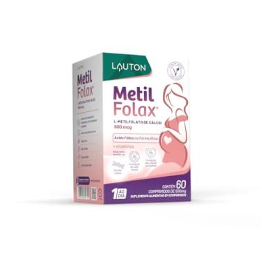 Imagem de METILFOLAX® L-Metilfolato 600mcg + Vit. B12 + Vit. B6 + Vit. E (Clinical Series) 60 Cps - Lauton