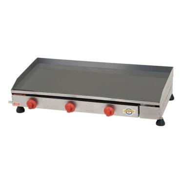 Imagem de Chapa Marchesoni Comercial Com 3 Queimador 80X40Cm A Gás
