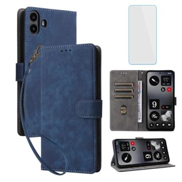 Imagem de IUQXU For Nothing CMF Phone 1 Capa carteira para celular com protetor de tela [bloqueio RFID] couro flip porta-cartão com suporte para mulheres homens capa para celular para nada CMF Phone1 CMFPhone 1