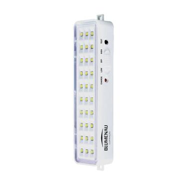 Imagem de Luminária De Emergência Blumenau 30 Leds Recarregável Bivolt