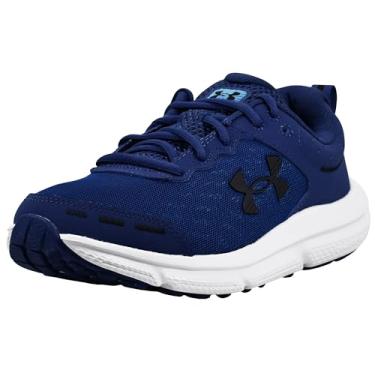 Imagem de Under Armour Charged Assert 10 Tênis de corrida masculino, (401) Blue Mirage/Blue Mirage/Preto, 12 X-Wide