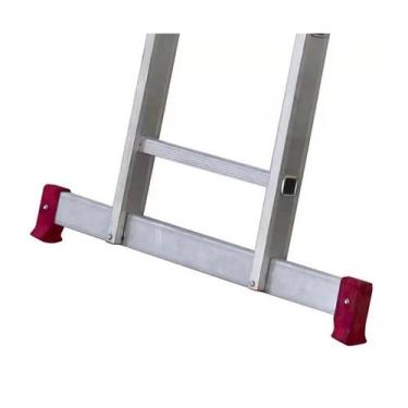 Imagem de Escada Extensiva de Alumínio 7 x 2 Degraus 2,12 x 3,32 Metros ESC0616 