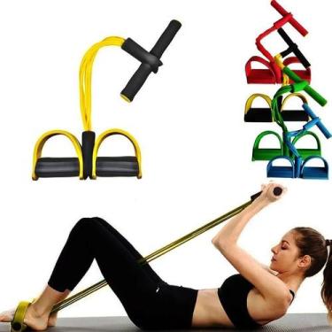 Imagem de Corda elastica Extensor Fitness Resistencia treino - zem