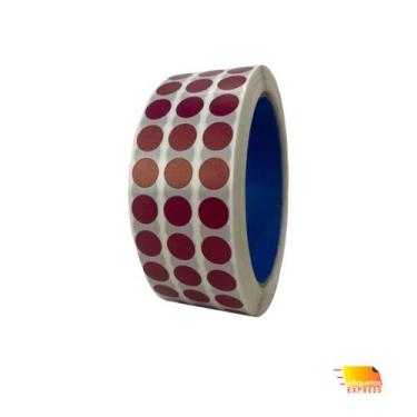 Imagem de Etiqueta Selo Bolinha Colorida 10mm - Rolo Com 5000 Adesivos - Etiquet