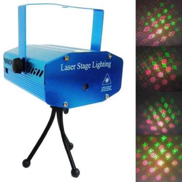 Imagem de Projetor Laser Holografico Canhao Strobo Efeitos Luzes - Abmidia