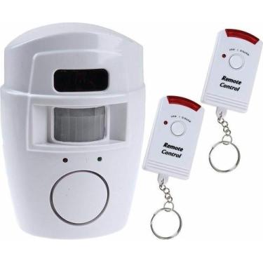 Imagem de Kit Sensor Presença E Movimento  Alarme Sem Fio Com 2 Controles - Alar