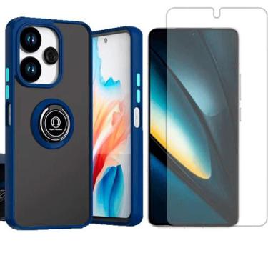 Imagem de Capa Anel Translucid Compativel Com Xiaomi Poco F6 + Pelicula Hidrogel