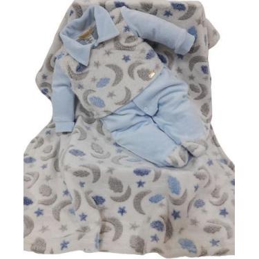 Imagem de Saida de Maternidade Plush Pelo Bebê Menino Zafielo Ref 2029, RN  ( 0 