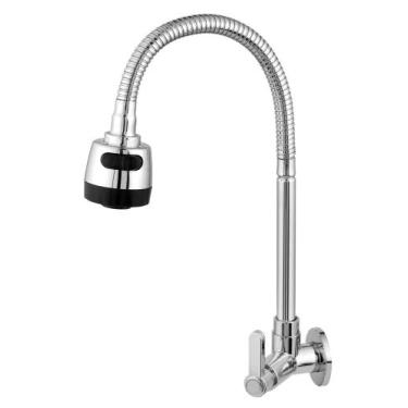 Imagem de Torneira Gourmet Flexível Chuveirinho Para Cozinha Parede - Caman Acab