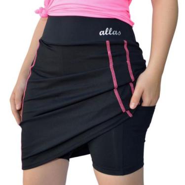 Imagem de Short Saia Moda Fitness Moda Evangélica Academia Caminhada Poliamida B