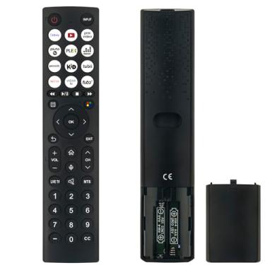 Imagem de Controle remoto de voz de substituição ERF2B36H adequado para Smart TV HISENSE 32A45GV 32A35HUV 40A45GV 40A35HUV 43A6GV 43A45GV 43A35HUV 50A6GV 55A6GV 65A6GV ERF2D36GV H ERF2M 36H ERF2I36H EN2D36H
